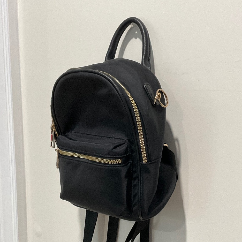 Black Backpack Purse